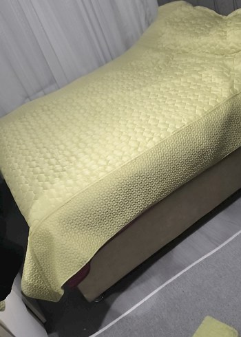 Pastel Bej Düz Yatak Örtüsü - Görsel 2