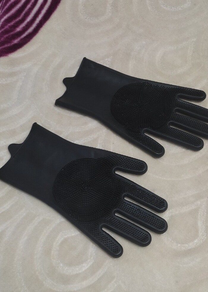 Silikon bulaşık yıkama eldiveni - Görsel 4