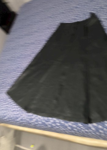 Zara Kadın zümrüt yeşili Uzun Drapeli Gotik Etek