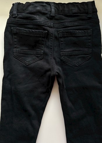 4 Yaş Beden Siyah Erkek Çocuk Denim Pantolon
