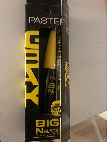 Pastel Big NBlack maskara yeni etiketli
