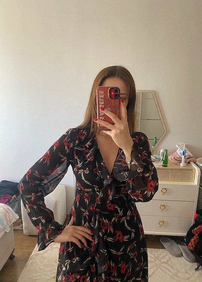 Midi boy elbise - Görsel 3