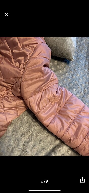 m Beden pembe Renk Bershka şişme mont