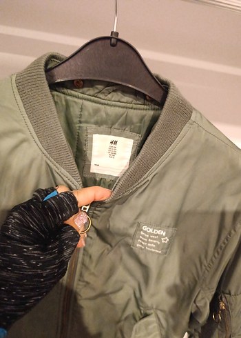 Kadın Haki Fermuarlı Rahat Ceket - Görsel 7