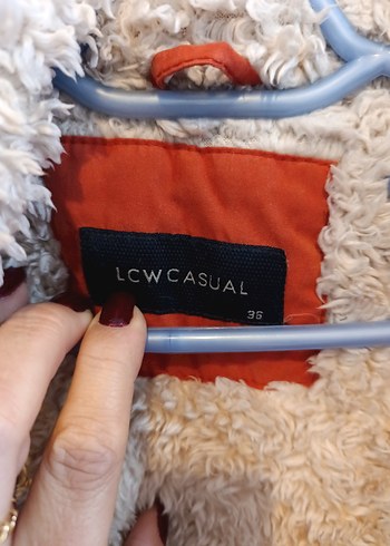 Kürklü Kırmızı Kadın Kışlık Ceket - Görsel 4