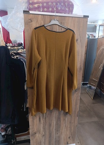 Kadın Triko Süet Midi Tunik - Görsel 2