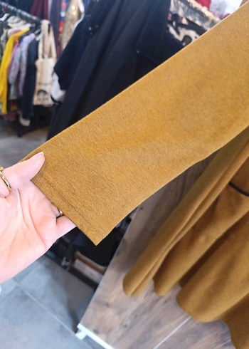 Kadın Triko Süet Midi Tunik - Görsel 5