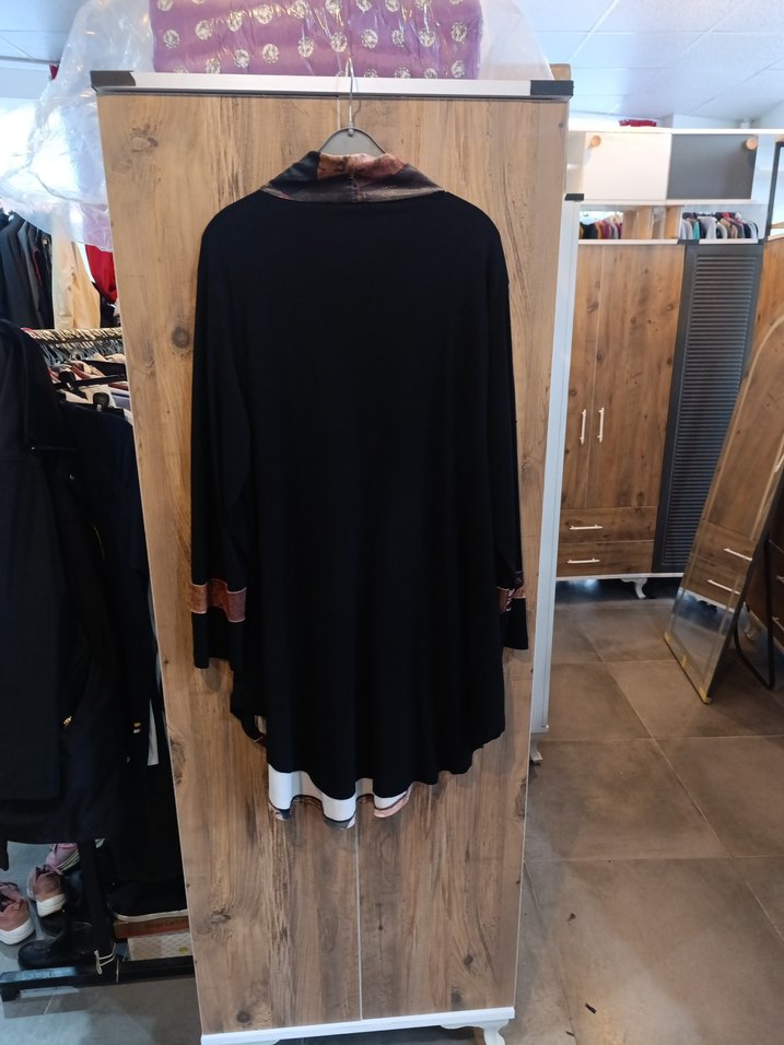 Uzun Kollu Bohem Düğmeli Tunik - Görsel 5