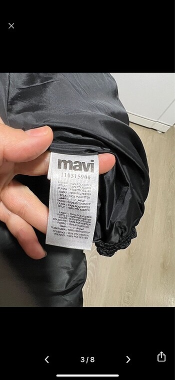xl Beden siyah Renk Mavi marka büyük beden mont