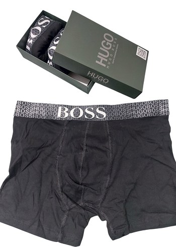 Siyah Baskılı Erkek Mini Boxer - Görsel 2