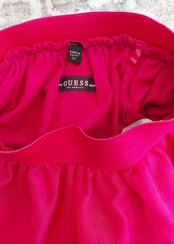 Pembe Payetli Nakışlı Kız Etek - Görsel 4