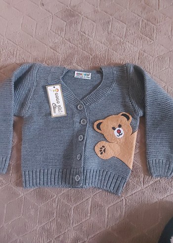 Renkli Baskılı Erkek Bebek Triko Takım - Görsel 3