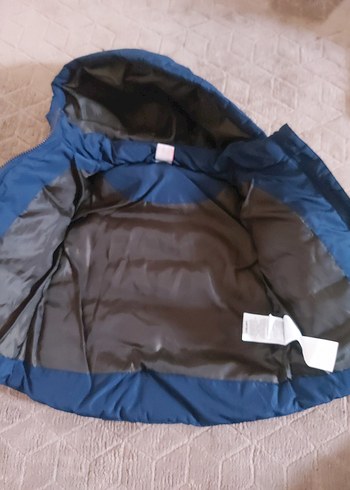 Erkek Çocuk Koyu Mavi Fermuarlı Mont - Görsel 4