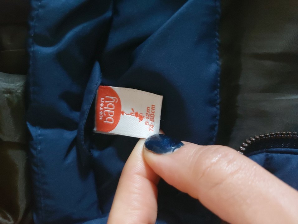 Erkek Çocuk Koyu Mavi Fermuarlı Mont - Görsel 3