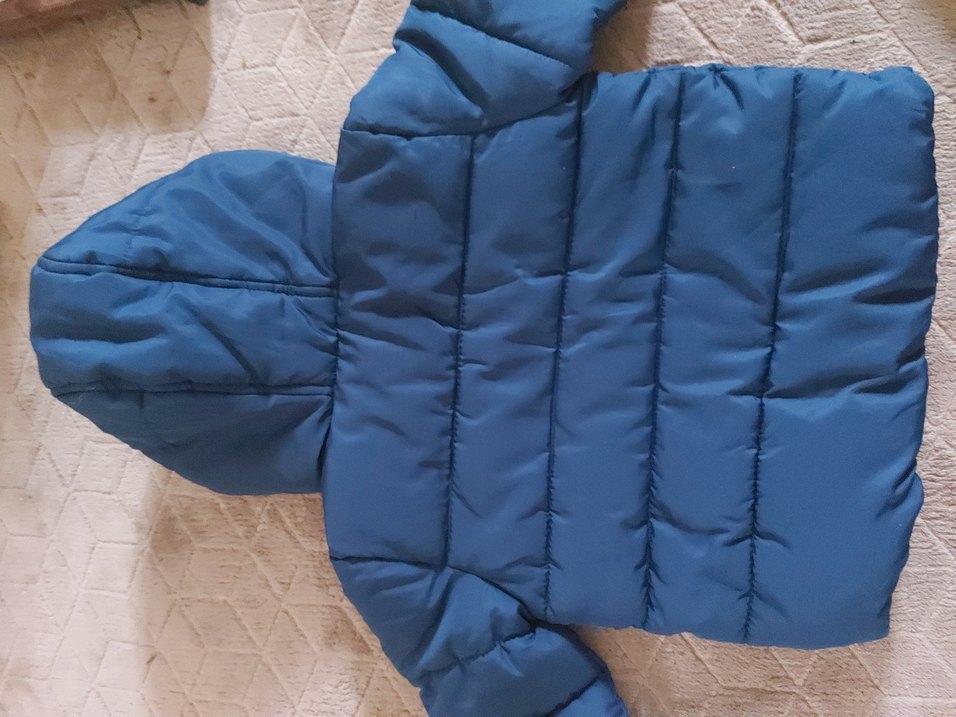 Erkek Çocuk Koyu Mavi Fermuarlı Mont - Görsel 2