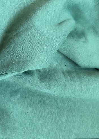 Yeşil Nakışlı Kapüşonlu Sweatshirt - Görsel 3