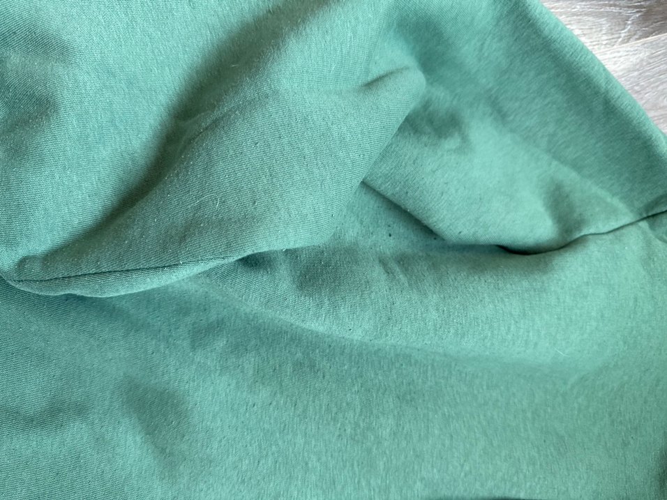 Yeşil Nakışlı Kapüşonlu Sweatshirt - Görsel 3