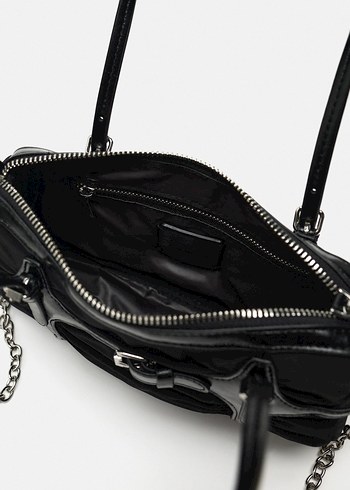  Beden siyah Renk zara gothic y2k sold out aranan çantası