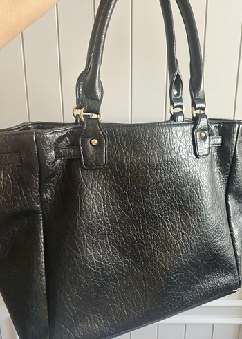 Stradivarius stradivairus siyah tote çanta