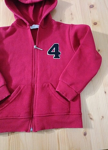 7 Yaş Beden Zara fermuarlı sweatshirt 
