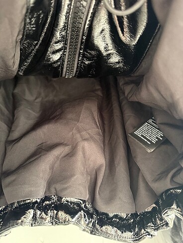 s Beden siyah Renk H&M parlak şişme mont