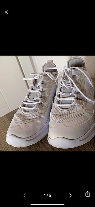 38,5 Beden beyaz Renk Nike air axis