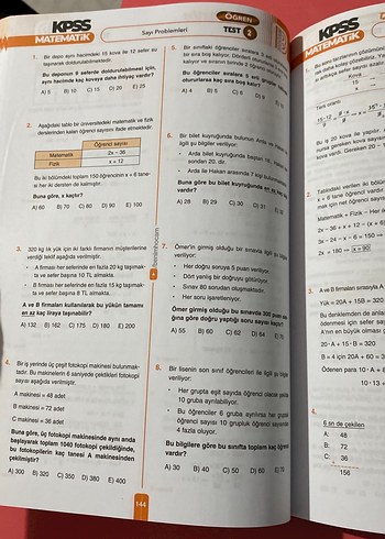 2024 KPSS Matematik Soru Bankası - İlyas Güneş - Görsel 2