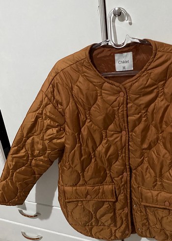 Düğmeli Kahverengi Kadın Ceket - Görsel 2