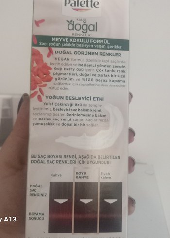 Palette Kalıcı Doğal Kızıl Çikolata Saç Boyası 3-68 - Görsel 3