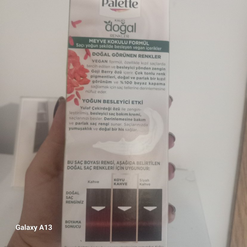 Palette Kalıcı Doğal Kızıl Çikolata Saç Boyası 3-68 - Görsel 3