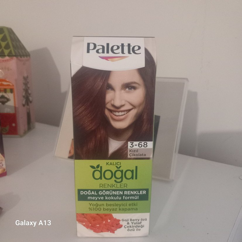 Palette Kalıcı Doğal Kızıl Çikolata Saç Boyası 3-68 - Görsel 2