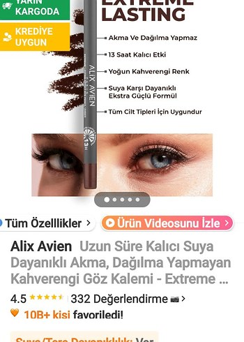 Beden Alix Avien Kahverengi Göz Kalemi