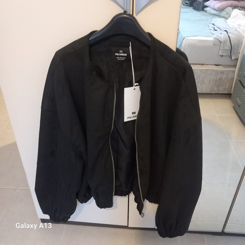 Kahverengi  Süet Bombet Ceket - Görsel 5