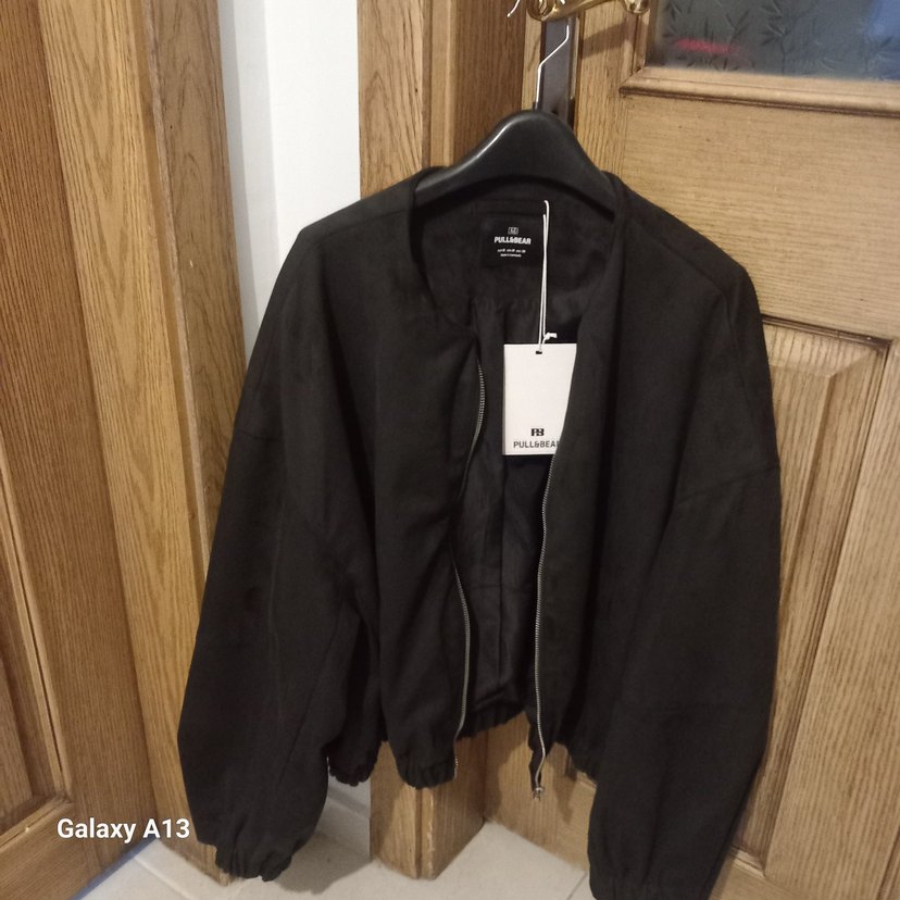 Kahverengi  Süet Bombet Ceket - Görsel 2