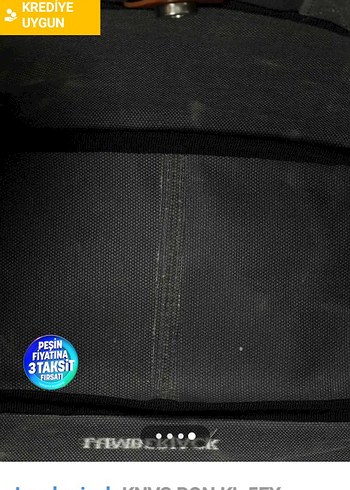 Lumberjack Knvs Bon Kl 5FX Gri Kadın Kol Çantası - Görsel 4