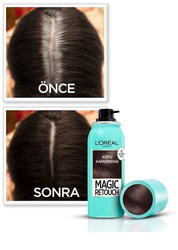 L'Oréal Magic Retouch Koyu Kahverengi Saç Spreyi - Görsel 2
