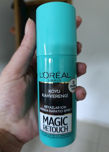 L'Oréal Magic Retouch Koyu Kahverengi Saç Spreyi - Görsel 4