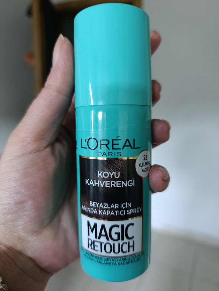 L'Oréal Magic Retouch Koyu Kahverengi Saç Spreyi - Görsel 4