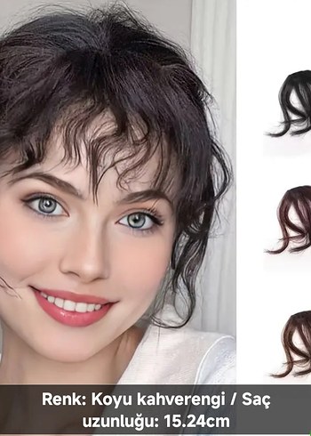 kıvırcık kahkül peruk - Görsel 2