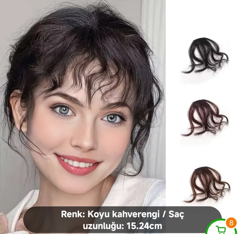 kıvırcık kahkül peruk - Görsel 2