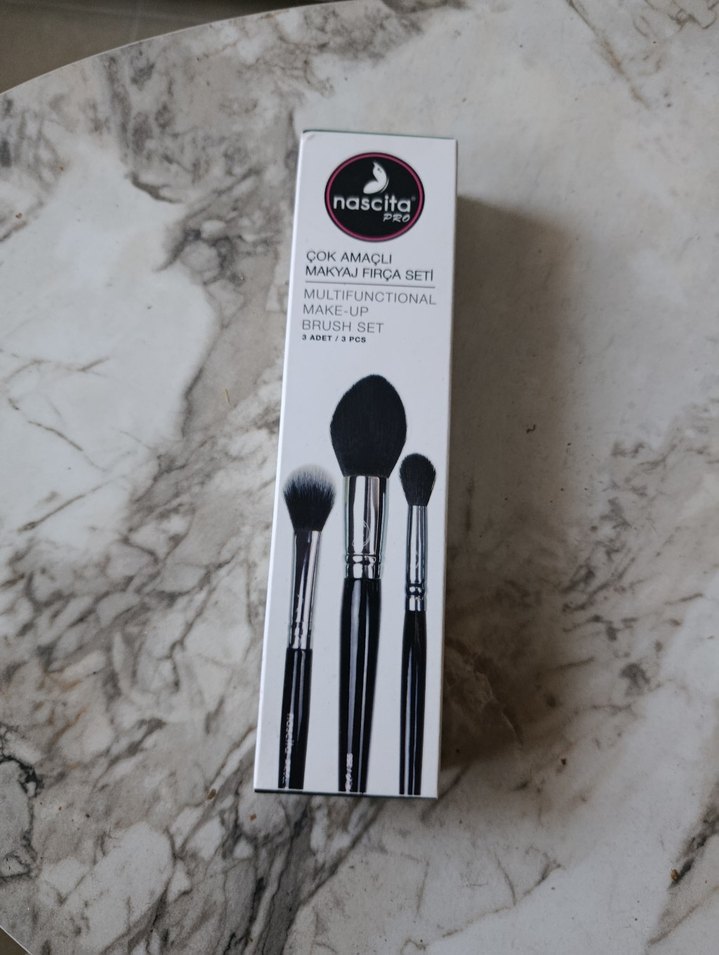 Nascita Pro Çok Amaçlı Makyaj Fırça Seti 3'lü 55 - Görsel 2