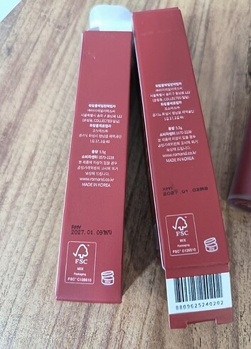  Beden kırmızı Renk Köpük Yapılı Mat Tint
