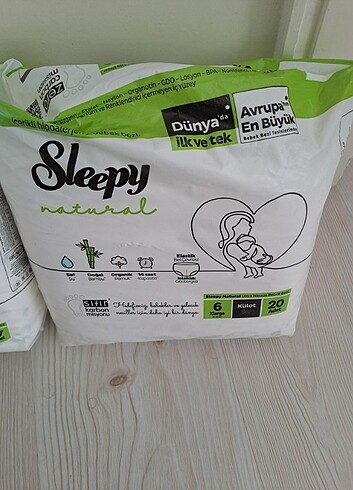 6 Beden: 16+ kg Beden Sleepy marka bebek bezi