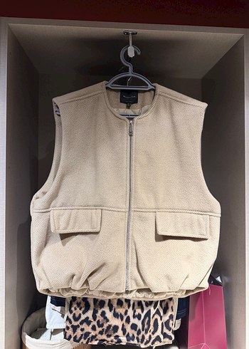 Massimo Dutti Bej Kadın Spor Yelek