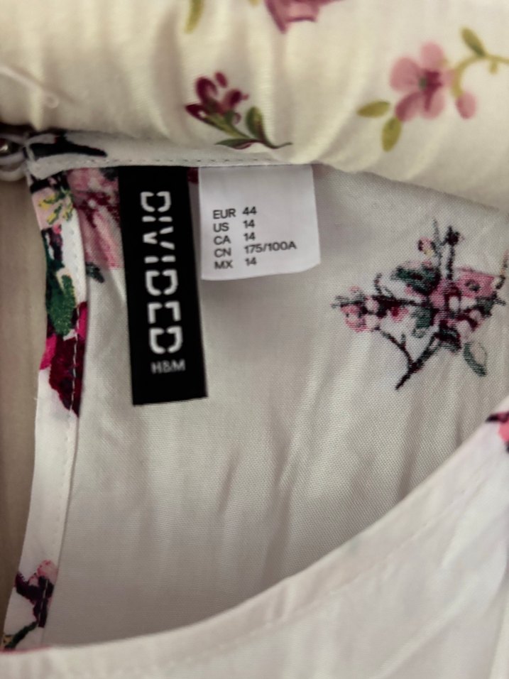 H&M Çiçek Desenli Bohem Mini Elbise - Görsel 4