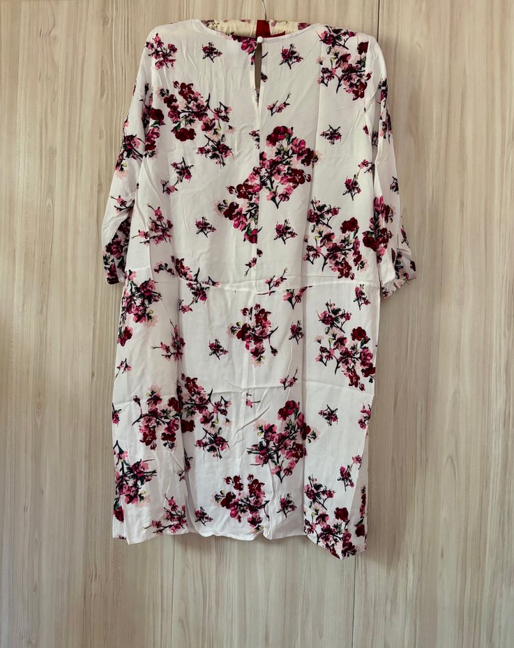 H&M Çiçek Desenli Bohem Mini Elbise - Görsel 2