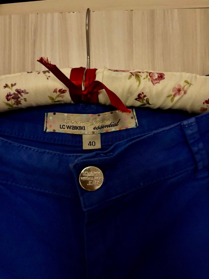 Lc Waikiki Kadın Mavi Denim Şort - Görsel 3