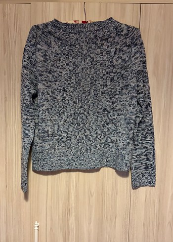 s Beden H&M Mavi Kadın Triko Uzun Kollu Kazak