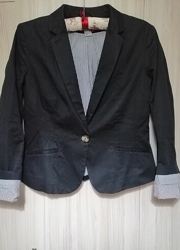 H&M SİYAH BLAZER CEKET