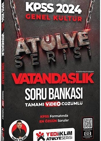 YEDİİKLİM Atölye Serisi Vatandaşlık Soru Bankası 